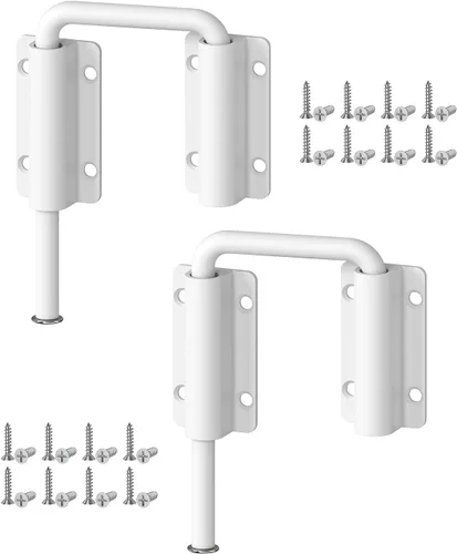 Miniatura 15 de Cerradura de puerta corredera de múltiples ángulos, cerradura de pestillo de aluminio en U para patio de 90/180 grados para puerta de granero