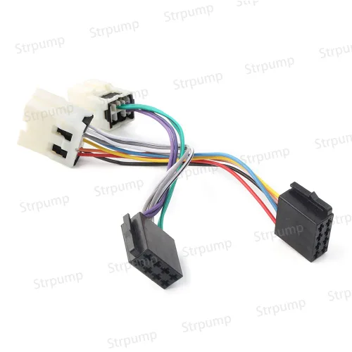 Miniatura 5 de ISO - Arnés de cable de retroadaptación de radio de coche estéreo para cable compatible con Nissan X-Trail Navara Patrol Maxima adaptador de arnés