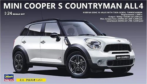 Miniatura 6 de Hasegawa HMCD21 - Kit de modelo modelo de BMW Mini Cooper Countryman a escala 1:24