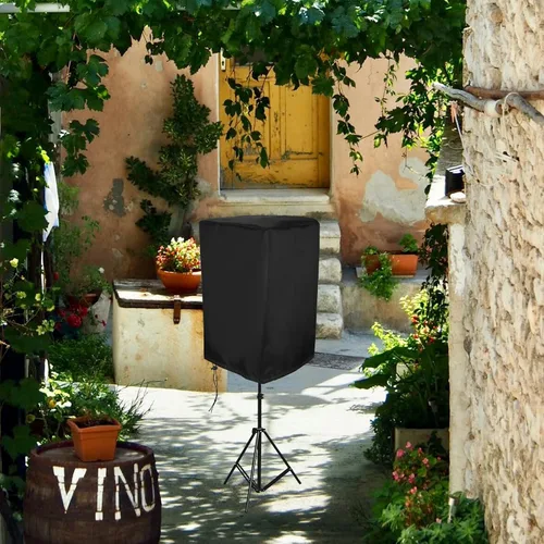 Miniatura 6 de Cubierta de altavoz para exteriores de 15 pulgadas, cubierta protectora de altavoz vertical, protector solar, bolsa de protección contra el polvo