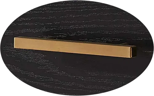 Miniatura 5 de Kings Brand Furniture Sendero Mesita de noche auxiliar con armario de almacenamiento, moderna y elegante mesita de noche con estante