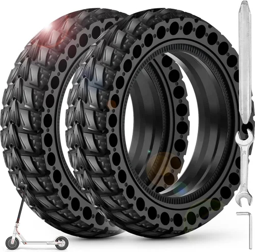 BANGTING 2 piezas de actualización de neumáticos sólidos 50/75-6.1 para patinete eléctrico, neumáticos sin cámara de 8.5x2.0 para Gotrax GXL