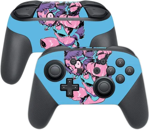 Miniatura 17 de MightySkins Skin compatible con Nintendo Switch Pro Controller - Alien Battle Funda protectora de vinilo duradera y única Fácil de aplicar