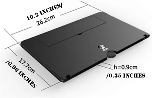 Miniatura 4 de Lupa de pantalla para teléfono celular, pantalla de proyector de lupa móvil 3D HD para películas, videos, soporte plegable para teléfono con Negro