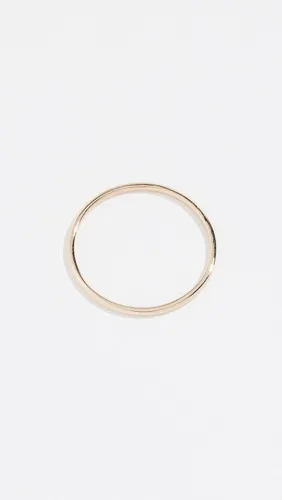 Miniatura 4 de Zoe Chicco Anillo de banda fina de oro de 14 quilates para mujer, Metal, No aplicable