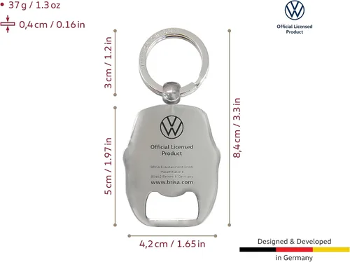 Miniatura 2 de Colección BRISA VW - Elegante y elegante Volkswagen Retro/Vintage Schulter-Umhänge-Reise-Tasche con VW T1 Bulli Bus Motiv
