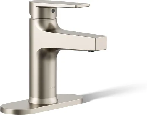 Miniatura 15 de Kohler 74021-4-CP Taut - Grifo de lavabo de baño con mango único, 1.2 gpm, cromo pulido