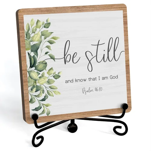 Miniatura 39 de Decoración Inspiradora Cristiana para Escritorio, Letrero "Dios Todavía Está Escribiendo Tu Historia", Decoración de Escritorio para Oficina, Hogar