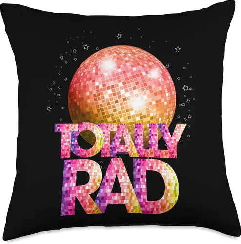 Miniatura 4 de Totally Rad Vintage 1980s Eighties Costume Party Disco Ball Throw Pillow