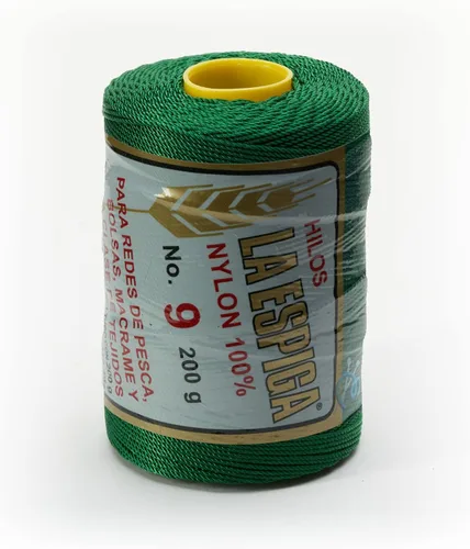 Miniatura 25 de N° 9 - 100% Cordón de Hilo de Nylon Omega para Tejer y Crochet - 01 Blanco