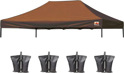 Miniatura 53 de ABCCANOPY - Toldo de repuesto para carpa desplegable (10x10 pies, beige)