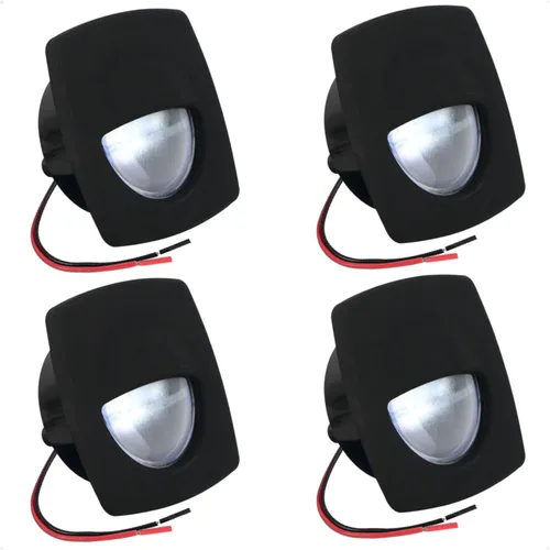 Miniatura 15 de Five Oceans - Luz LED de pasadizo para embarcación, luces LED azules de cortesía marinas, cuadradas para interior de barco, cubierta, cabina