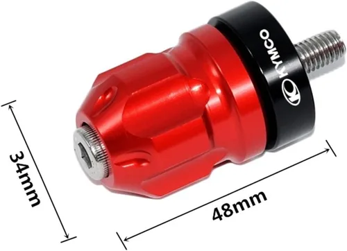 Miniatura 3 de Tapa de extremo de manillar de motocicleta para KYMCO Like 150 180 200 Agility 125 Super Dink 125 300 350 (color dorado, talla 1)