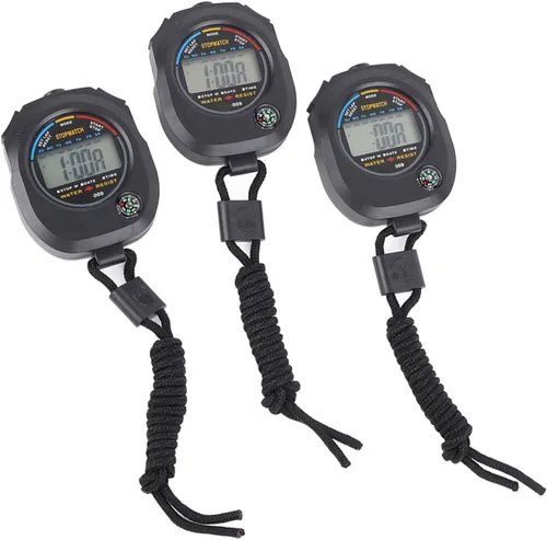 Miniatura 2 de GOTOTOP Cronómetro deportivo de 3 piezas, cronómetro deportivo de 40 mAh, para carreras de cronometraje, natación, juegos de baloncesto