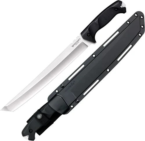 Miniatura 7 de COLD STEEL Warcraft San Mai III Tanto Point Cuchillo de Hoja Afilada como Navaja con Mango G-10 Militar Táctico de Hoja Fija con Vaina Secure-Ex