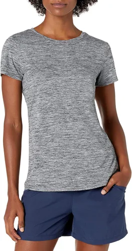 Miniatura 119 de Amazon Essentials Camiseta de manga corta con cuello redondo para mujer, de secado rápido, para entrenamiento, gimnasio, paquete múltiple