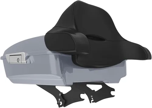 Miniatura 278 de King Tour Pack para Harley Alpine Green, cierre de paquete turístico, portaequipajes superior, soporte de montaje negro, placa de metal para Harley
