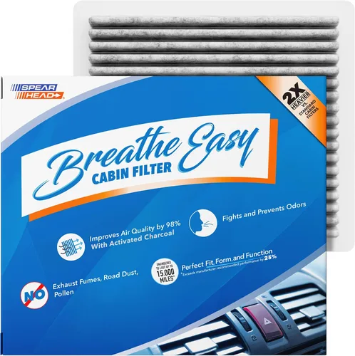 Miniatura 25 de Spearhead Odor Defense Breathe Easy - Filtro de cabina para aire acondicionado y calentador Compatible con varios Acura/Honda de 2009-2025 como