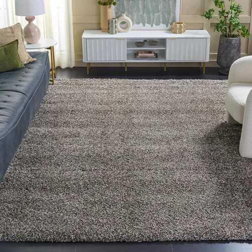 Miniatura 9 de SAFAVIEH Accent Rug 2'x3' - Milan Shag Collection - Modern Design, Dark Beige, Ultra Plush Thick Pile, Ideal for Bedroom, Nursery, Living Room