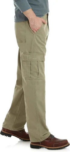 Miniatura 2 de Wrangler Authentics pantalones cargo de sarga rectos holgados de primera calidad para hombre