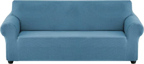 Miniatura 30 de CONRUSER Funda elástica para sofá, impermeable, funda de sofá suave, protector de muebles con parte inferior elástica para niños, mascotas