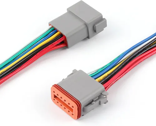 Miniatura 8 de Newdeli Deutsch - Kit de conectores de 12 pines, impermeable, conector eléctrico de 16 AWG macho y hembra, conectores de cable automotriz