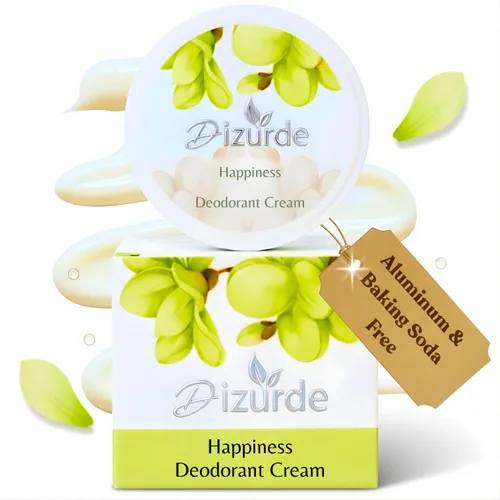 Crema desodorante natural antitranspirante para hombres y mujeres, desodorante sin aluminio para pieles sensibles, protección duradera, sin manchas,
