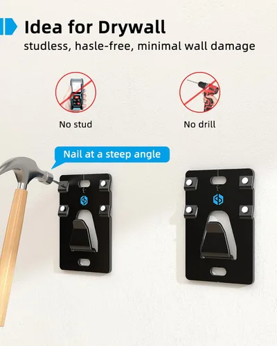 Miniatura 2 de Supcline Soporte de pared para TV sin montantes para la mayoría de televisores de 26 a 100 pulgadas de hasta 200 libras, soporte de TV para paneles