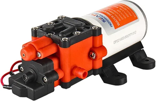 SEAFLO Bomba de agua de la serie 22 - 12V, 1,3 GPM, 100 PSI - Bomba de presión de agua de diafragma bajo demanda para aplicaciones marinas, RV,