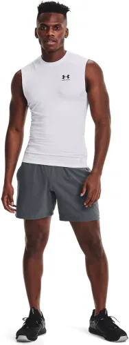 Miniatura 3 de Under Armour Camiseta sin mangas de compresión HeatGear para hombre