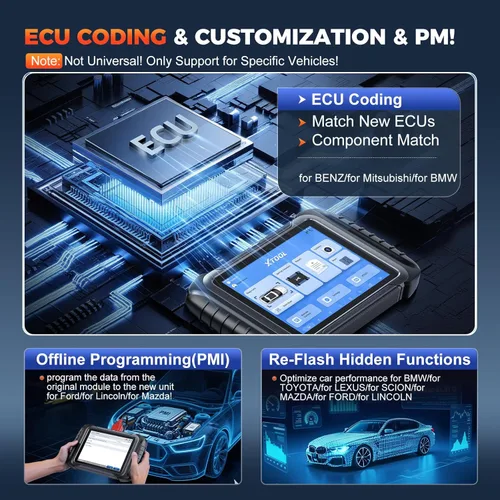 Miniatura 5 de XTOOL Escáner OBD2 bidireccional asistido por IA D8S con mapeo de topología: actualización 2026 de XTOOL D8, herramienta de escaneo con reinicio