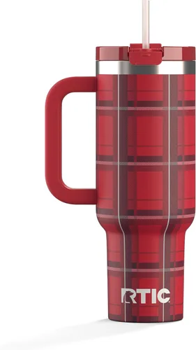Miniatura 21 de RTIC Vaso Tumbler de Viaje por Carretera de 30 oz con Doble Pared Revestido de Cerámica Aislado Taza Portátil de Café de Viaje de Acero Inoxidable