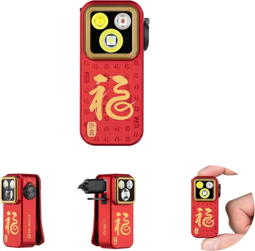 Miniatura 12 de OLIGHT Oclip Pro Linterna EDC de clip, recargable de 500 lúmenes con tres soluciones de iluminación, carga tipo C, luces magnéticas
