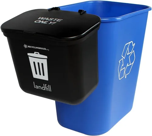 Miniatura 8 de Pequeño contenedor de compost verde para colgar en el contenedor de basura de cocina