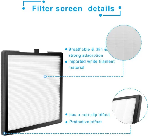 Miniatura 2 de Pantalla de filtros de colector de polvo de uñas con 2 piezas de repuesto para máquina de vacío de polvo de uñas