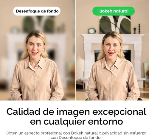 Miniatura 4 de Insta360 Link 2 - Cámara web PTZ 4K para PC/Mac, sensor de 1/2 pulgada, seguimiento AI, HDR, micrófono con cancelación de ruido AI, control