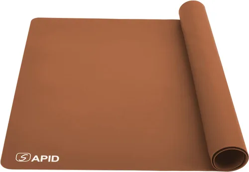 Miniatura 11 de SAPID - Lámina de silicona extragrande para manualidades, alfombrillas gruesas de silicona para fundición de joyas, alfombrilla de silicona Azul
