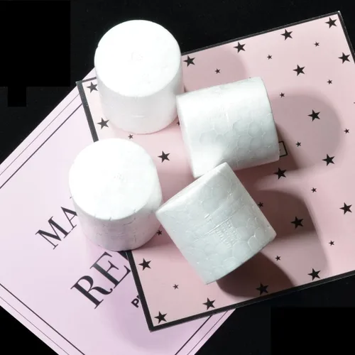 Miniatura 3 de 10 piezas de material de espuma con forma de cilindro para niños, juguetes hechos a mano, manualidades, 1.5x1.5 in