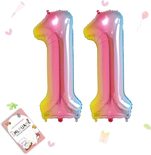 Miniatura 184 de Globos de números de 40 pulgadas del 0 al 9 dorados grandes del número 0, globos digitales para suministros de decoración de celebración de fiesta