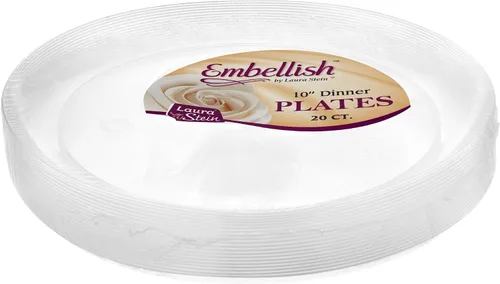 Miniatura 15 de Embellish - cuencos y platos de plástico duro transparente, Paquete de 60