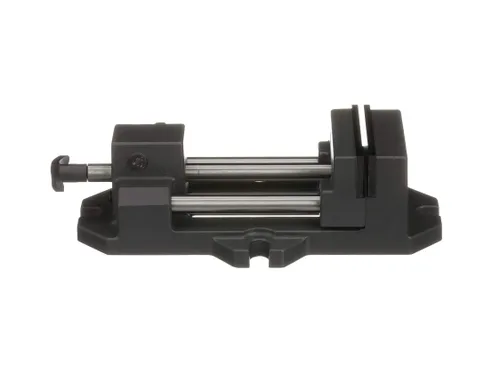 Miniatura 5 de HHIP 3900-0184 Pro-Series morsa de banco de hierro de alta calidad de deslizamiento rápido, mordaza de 4" de ancho x 1.375" de profundidad, abertura