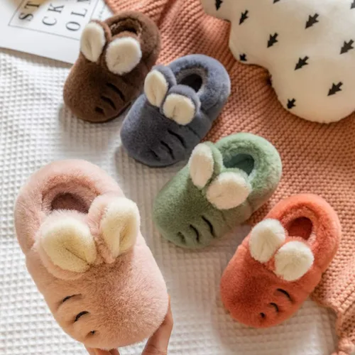 Miniatura 4 de Zapatillas de conejo suave para niños y niñas