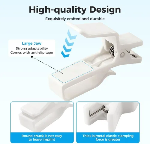 Miniatura 6 de Organizador de cables para organizar cables, soporte para clips de cable con agarre fuerte, organizador de cables para gestión de cables de Negro