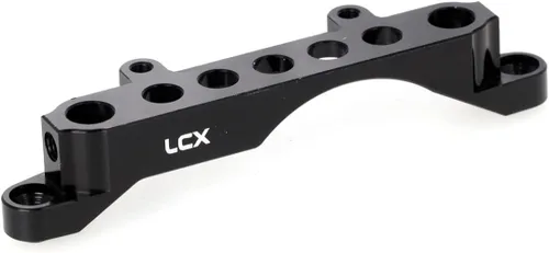 Miniatura 3 de LCX Carreras 1/10th RC Crawler Car Aluminio Front Frame Rail Bracket Body Post Mount para Axial SCX10 III SCX10.3 AXI03007, Actualizaciones Piezas