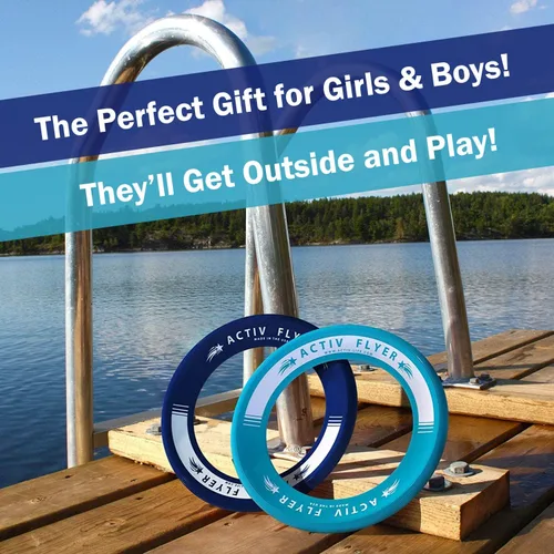 Miniatura 3 de Activ Life Kid’s Flying Rings (2 Pack) They Fly Straight & Don’t Hurt, 80% Lighter Than Standard Rings - Replace Screen Time with Healthy Family Fun