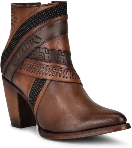 Miniatura 2 de Cuadra Womens Bootie in Genuine Bovine Leather with Zipper
