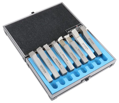 Accusize Industrial Tools Juego de 8 brocas Hss de 1/2 pulgadas, premolido para trabajos de torneado y revestimiento, 2662-2004