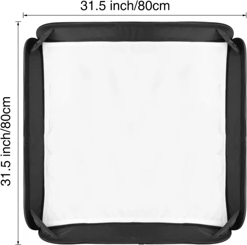 Miniatura 2 de Godox 32x32inch 31.5x31.5 in Grid Strip Softbox con S2 S-Type Speedlite Soporte Bowens Mount para Godox V1 Series, AD200Pro, AD200, AD400Pro