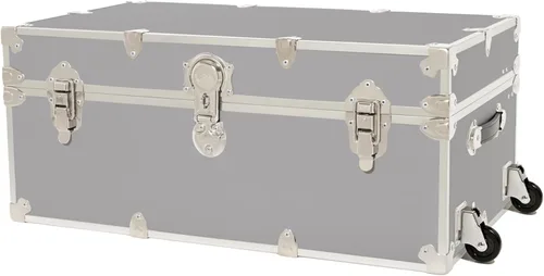 Miniatura 29 de Rhino Trunk & Case Maletero grande clásico, 32 x 18 x 14 pulgadas, capacidad de más de 1500 libras, muchos colores, tapa de cierre suave. Fuerte