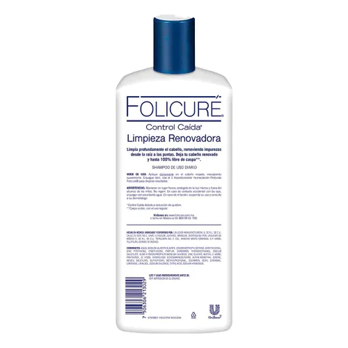 Miniatura 3 de FOLICURE Champú Limpieza Renovadora 700ML